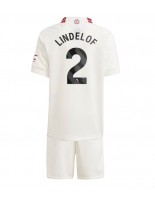 Manchester United Victor Lindelof #2 Alternativní dres pro děti 2023-24 Krátký Rukáv (+ trenýrky)